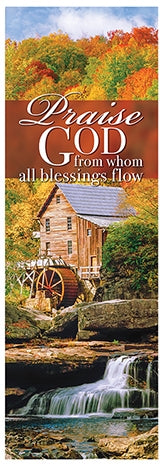 Praise God From Whom All Blessings Flow Banner 2'x6' - D45232X6P