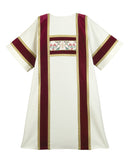CREAM/RED TAPESTRY OF LIFE H-BAR DALMATIC - DH69414A