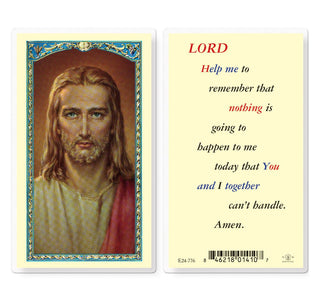 Lord Help Me to Remember Prayer - Holy Card - E24-776
