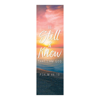 Be Still & Know That I Am God Banner 2'x6' - F17612X6P