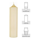 2" X 18" 51% BEESWAX CANDLES - F18JBF