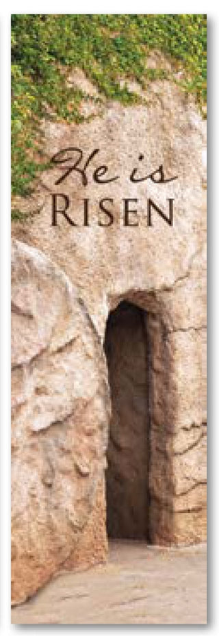 He Is Risen Banner 2' X 6' - F23182X6P