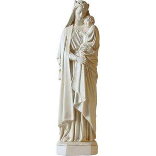 QUEEN MARY STATUE 25" ANTIQUE STONE - F8443AS