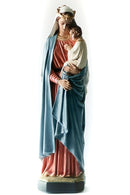 QUEEN MARY AND CHILD 25" COLOR