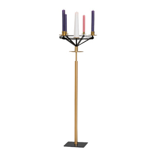 24" Advent Wreath - Straight Arms - FCZ-3915
