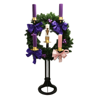 Vertical Advent Wreath - 48" with base | 48" top only | 60" top only - FCZ-6925