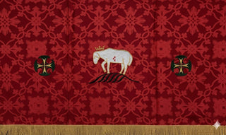 LAMB W/CELTIC CROSSES FRONTAL - FTP29