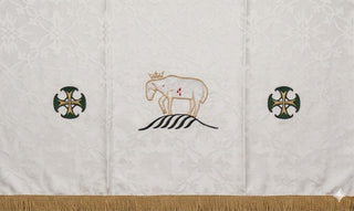 LAMB W/CELTIC CROSSES FRONTAL - FTP29
