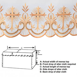 BAROQUE CROSS ALTAR CROSS - G-1608-1609-AC