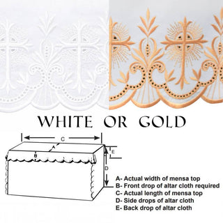 BAROQUE CROSS ALTAR CROSS - G-1608-1609-AC