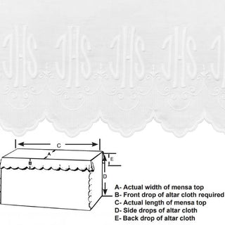 IHS ALTAR CLOTH - G-1810-1820-AC
