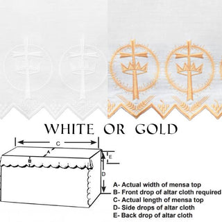 CROWN OF THORNS ALTAR CLOTH - G-6002-6003-AC