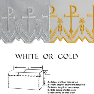CHI-RHO ALTAR CLOTH - G-8092-8093-AC