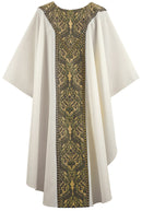 CREAM/GREEN RONCALLI CHASUBLE - G68724A