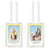 Our Lady Of Mt. Carmel & St. Simon Scapular White Cords - HIR1521-02