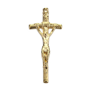 GOLD 2" PAPAL CROSS - HIR2110-07