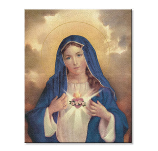 Immaculate Heart of Mary - 8 x 10" Canvas Print - HIR822-258
