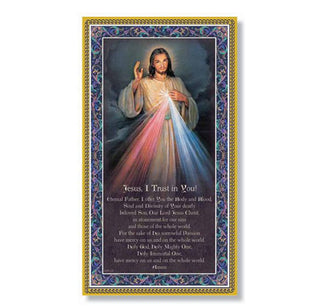 Divine Mercy - 5 x 9" Plaque with Prayer - HIRE59-123
