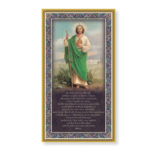 Saint Jude - 5 x 9" Plaque with Prayer - HIRE59-320