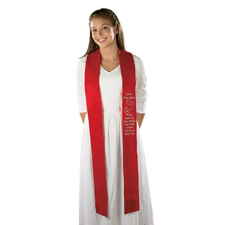 Keepsake Confirmation Stoles - Felt - 4" W x 90" L - KCS-MR