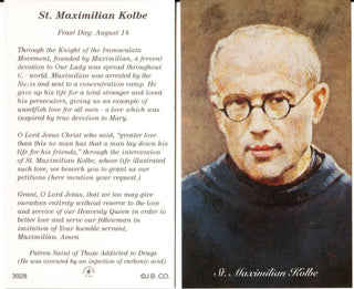 JB3928P St. Maximilian Kolbe HC