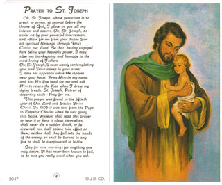 JB3947P Prayer to St. Joseph HC