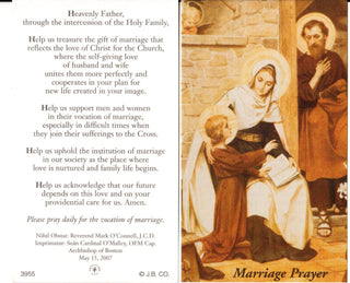 JB3955P Marriage Prayer HC