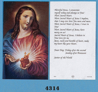 JB4314P Sacred Heart of Jesus HC