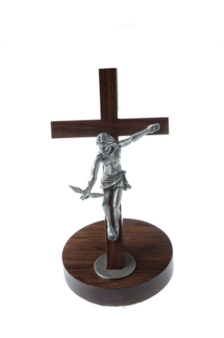 8" Walnut "Gift Of The Spirit" Crucifix - JC6090E