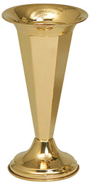 Vase, EACH, Gold Plated, height 12'' with Liner - K120-12-G