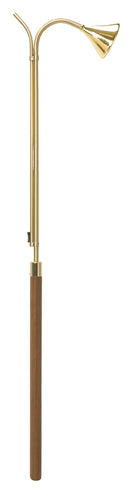 Candle Lighter, Brass with Walnut Handle, 60" - K225-5