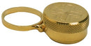 Oil Stock with Ring, Gold Plated - K42-R-G
