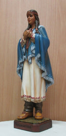 12" St. Kateri Tekawitha Statue-17269-Realistic