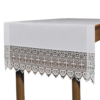 Budded Cross Lace Altar Cloth - L5060