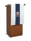 BLUE/WHITE HANGING LECTERN - LH64239A