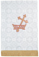 WHITE CROSS/CRIB HANGING LECTERN - LH700099W