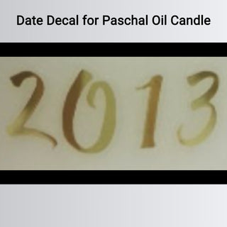 Oil Paschal Candle Date - Current Year - DATES