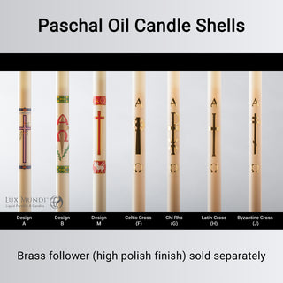 Paschal Oil Candle Shells - LMP-CANDLE-SHELLS