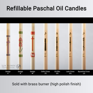 Refillable Paschal Candles - LMP-REFILLABLE