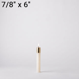 7/8" x 6" Refillable Oil Candle - LMR06078