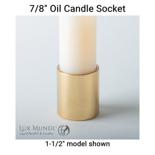 7/8" Socket Only For Refillable Oil Candles
