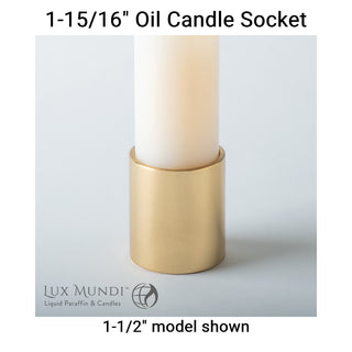 1 15/16" Socket Only For Refillable OIl Candles