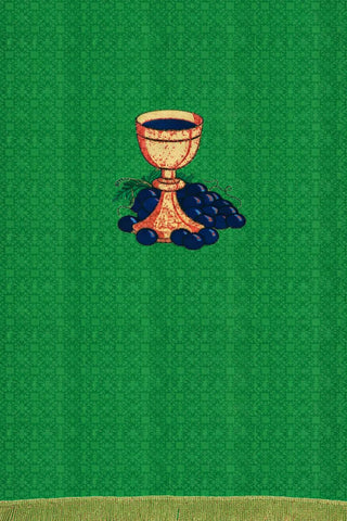 CHALICE W/GRAPES PULPIT SCARVES 24" X 36" - LTP44