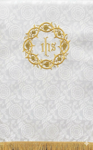 IHS CROWN OF THORNS PULPIT SCARVES 24" X 36" - LTP24