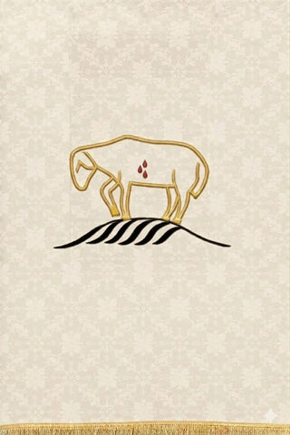 LAMB DESIGN PULPIT SCARVES 24" X 36" - LTP28