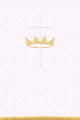 CROSS & CROWN PULPIT SCARVES 24" X 36" - LTP32