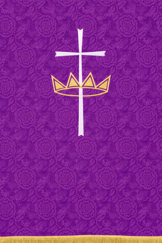 CROSS & CROWN PULPIT SCARVES 24" X 36" - LTP32