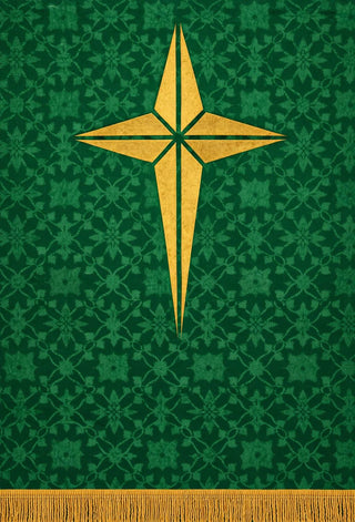 ADVENT STAR PULPIT SCARVES 24" X 36" - LTP35