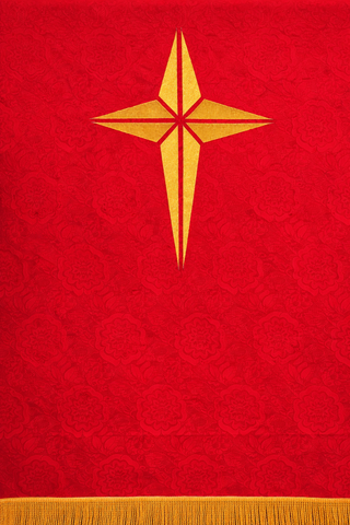 ADVENT STAR PULPIT SCARVES 24" X 36" - LTP35