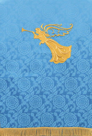 ANGEL W/TRUMPET PULPIT SCARVES 24" X 36" - LTP36